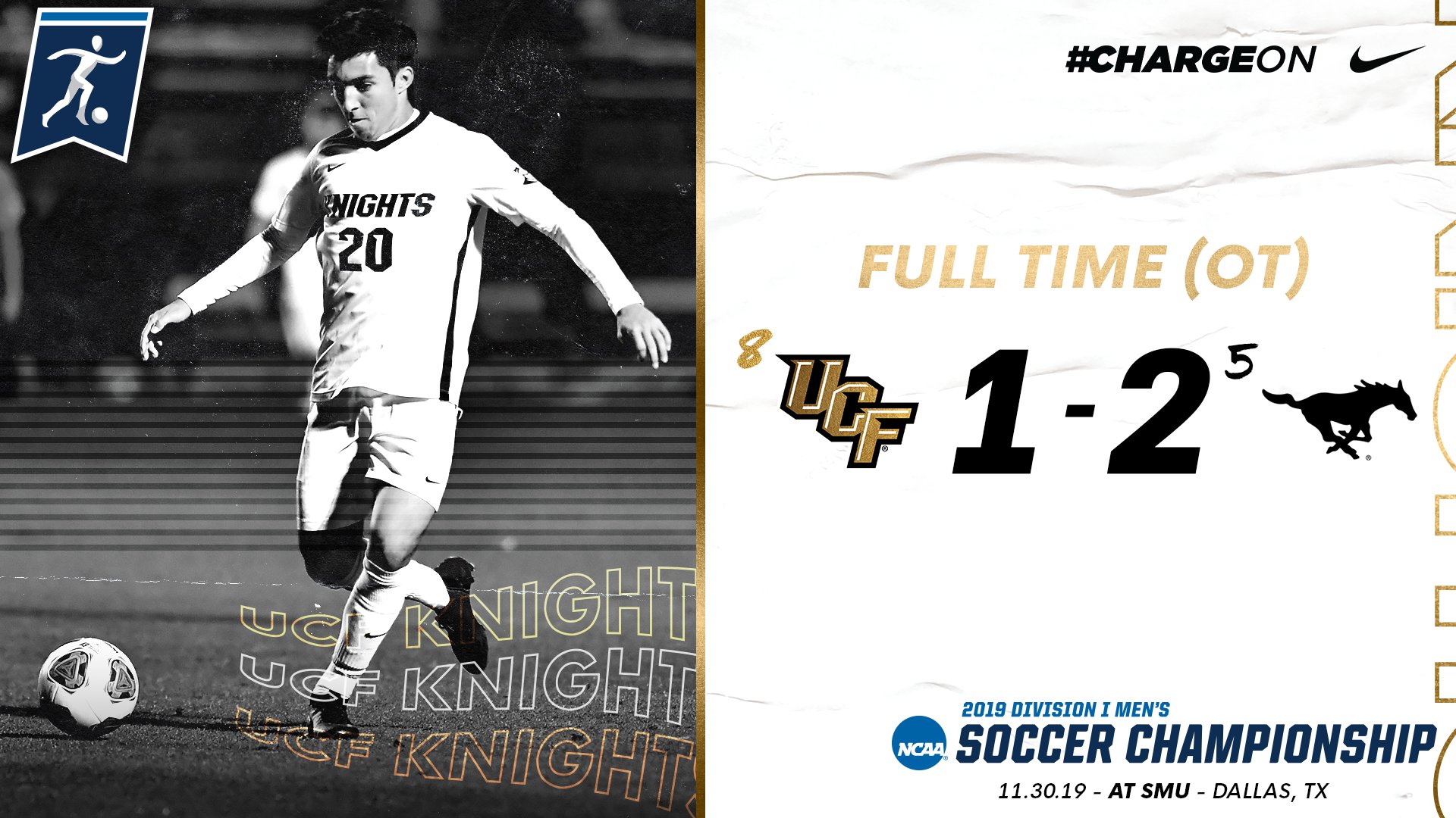 UCF men's soccer loses heartbreaker