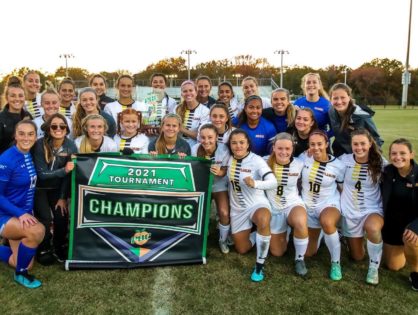 Peach Belt, Gulf South, Sunshine State crown conference champions